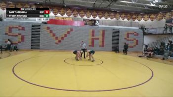 175 lbs Quarterfinal - Sam Thornhill, Rock Springs vs Tyvon Nichols, Kelly Walsh