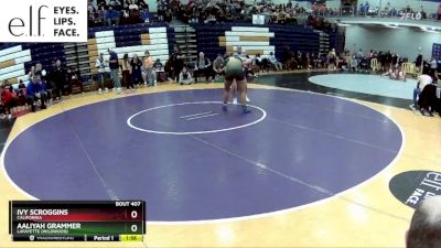 190 lbs. Champ. Round 2 - Ivy Scroggins, California vs Aaliyah Grammer, Lafayette (Wildwood)