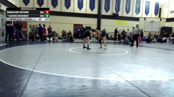 140lbs Cons. Round 5 - Emmaline Snyder, Naches Valley (Girls) vs Alexis Escobar, Kelso (Girls)
