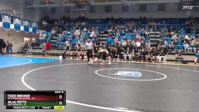 113 lbs Semis & 1st Wb (8 Team) - Todd Brewer, Picayune High School vs Silas Metts, Oak Grove HS