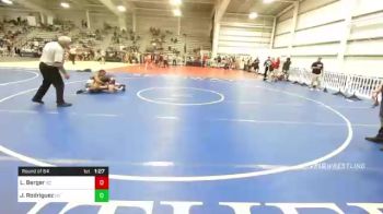 152 lbs Round Of 64 - Logan Berger, SC vs Juan Rodriguez, NY