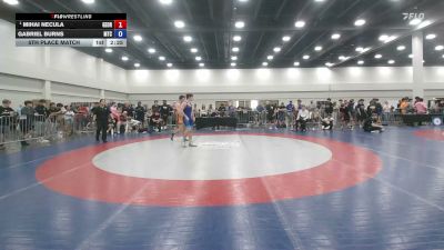 150 lbs 5th Place Match - Mihai Necula, Georgia vs Gabriel Burns, Minion Training Center
