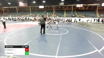 98 lbs Semifinal - Diego Chacon, Juggernaut Wrestling Club vs Easten Serrano, Stout Wrestling Academy