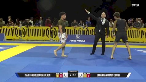 Sebastian Lemus Dorst vs Isaih Francesco Calderon 2025 Pan IBJJF Jiu-Jitsu No-Gi Championship
