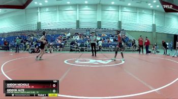 125 lbs Round 4 (6 Team) - Ahdon Nichols, Portage Wrestling Club vs Gideon Alte, Center Grove Wrestling Club