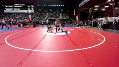 125 lbs Cons. Semi - Malorey Lawrence, Glenrock vs Searney O`Brien, Sheridan