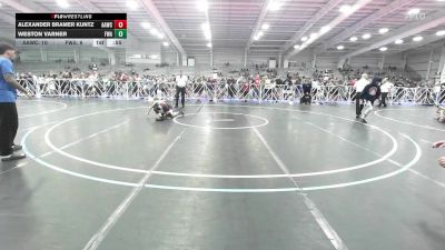 70 lbs Rr Rnd 3 - Alexander Bramer Kuntz, All-American Wrestling Club Red vs Weston Varner, Felix Wrestling Academy