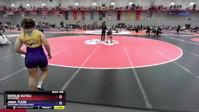 143 lbs Cons. Round 1 - Natalie Kutzli, Rochester vs Anna Tuuri, Wisconsin-Stevens Point