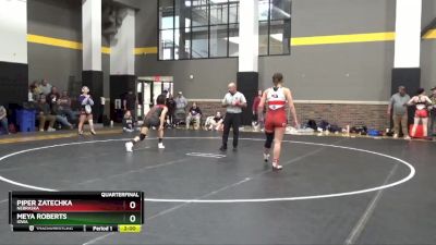 155 lbs Quarterfinal - Piper Zatechka, Nebraska vs Meya Roberts, Iowa