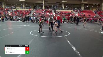 64 lbs Round 5 - Keedyn Boyd, WICHITA WRESTLING CLUB vs Elijah Pettis, Jaguar Wrestling Club