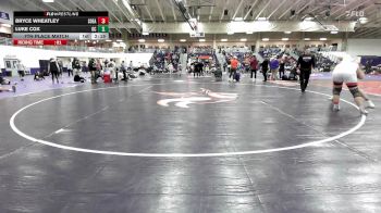 285 lbs 7th Place Match - Bryce Wheatley, Southeastern vs Luke Cox, Georgetown (KY)