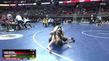 3A-144 lbs Cons. Round 4 - Parker Casey, Johnston vs Alex Bumba, Prairie, Cedar Rapids