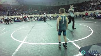 52 lbs Round Of 64 - Brodie Copeland, Wyandotte Youth Wrestling vs Easton Houck, Norman Grappling Club