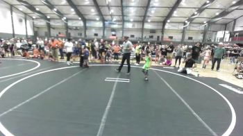 55 lbs Quarterfinal - Anthony Martinez, Mat Rattlers vs Jake Mendez, Scrap Yard Garage