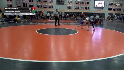 78 lbs Cons. Semi - Cooper Jackson, Hammerin Hawks vs Noah Zitelman, Jesup Mat Club