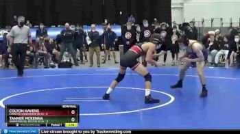 132 lbs Semifinals (4 Team) - Tanner McKenna, Warrensburg-Bolton Sr HS vs Colton Havens, Canisteo-Greenwood Sr HS
