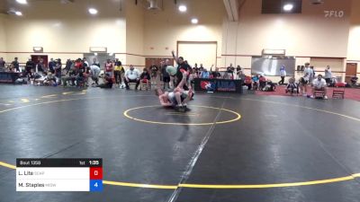 71 kg Cons 64 #1 - Landon Lite, Scappoose High School Wrestling vs Matthew Staples, Midwest Regional Training Center