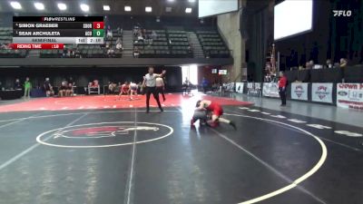 133 lbs Semifinal - Sean Archuleta, Arizona Christian University vs Simon Graeber, Southern Oregon