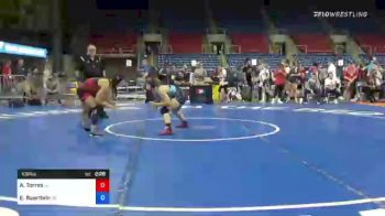 106 lbs Consi Of 8 #1 - Ahsia Torres, New Jersey vs Emma Baertlein, Oregon