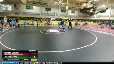 60 lbs Cons. Round 3 - Hayden Unrein, High Plains Thunder Wrestling vs Jaks Mellmer, Pursuit Wrestling Club