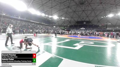 125 lbs Cons. Sub-quarters - Gracie Corpuz, Toppenish Badboy Wrestling vs Maralee Lone Bear, Team Aggression Wrestling Club