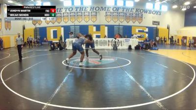 215 lbs Champ. Round 1 - Jordyn Martin, Freedom vs MICAH MONDS, West Boca Raton Community High School