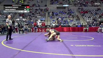 157 lbs 3rd Place Match - Brian Barrett, Garrett High School vs Maverick Dubach, Adams Central