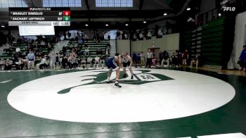 215 lbs Semifinal - Zachary Leftwich, Benedictine College Prep vs Bradley DiMiglio, Malvern Prep