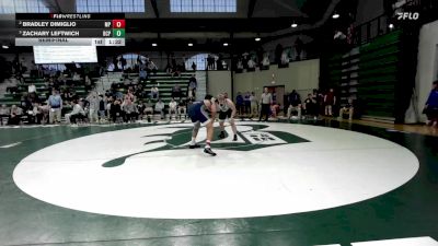 215 lbs Semifinal - Zachary Leftwich, Benedictine College Prep vs Bradley DiMiglio, Malvern Prep