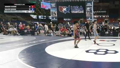 106 lbs Cons. Sub-rd Of 16 - Jensen Sosbe, Indiana vs Major Dodge, Texas