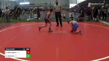 77 lbs Consi Of 8 #2 - Kolby Dennington, Tracy WC vs Nathan Martinez, Tuff Kidz