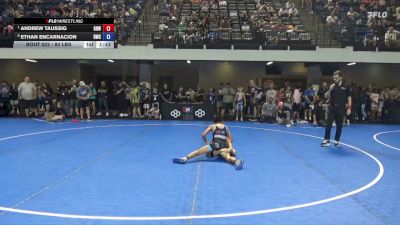 84 lbs Cons. Sub-semis - Andrew Taussig, Greater Heights Wrestling vs Ethan Encarnacion, Headhunters Wrestling Club