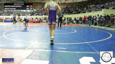 108 lbs Consi Of 16 #1 - Hunter Marchbanks, Chickasha Wrestling vs Micco Taylor, Southmoore SaberCats Wrestling