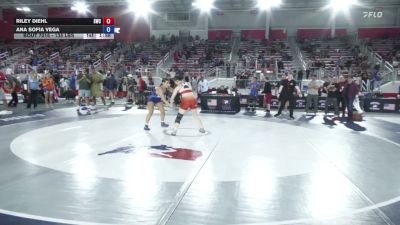 135 lbs Champ. Round 1 - Riley Diehl, Samurai Wrestling Club vs Ana Sofia Vega