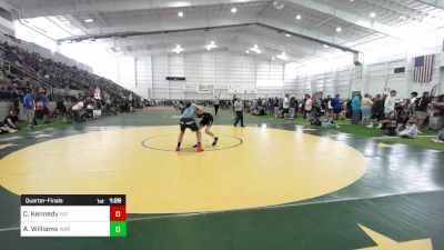 137 lbs Quarterfinal - Chad Kennedy, Big Bear Grapplers vs Asher Williams, WAR Wrestling Club