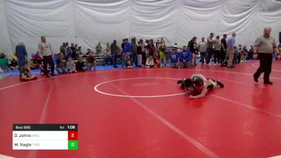 136 lbs Consi Of 4 - Damien Johns, Greencastle vs Mason Nagle, Tyrone