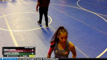 112 lbs Cons. Round 3 - Hannah Ramirez, Sunnyvale Wrestling Club vs Edith Cortes, Swamp Monsters Wrestling Club