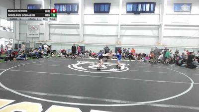 102 lbs Round Robin 1 - Mason Myers, Armory Athletics - MS vs Nikolaus Schaller, Hammers - MS