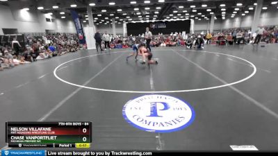 84 lbs 1st Place Match - Nelson Villafane, Mat Assassins Wrestling Club vs Chase VanPortfliet, Michigan Premier WC