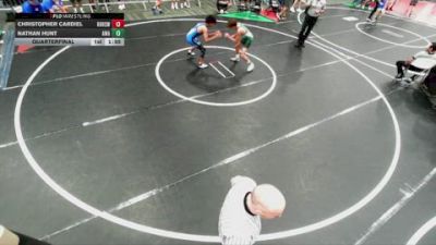 113 lbs Quarterfinal - Christopher Cardiel, Rancho Bernardo High School Wr vs Nathan Hunt, Arete Wrestling Academy