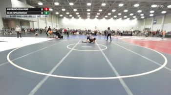106 lbs Round Of 64 - Aiden Rosewarne, CA vs Alex Spagnuolo, NJ