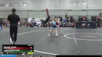 106 lbs Round 3 (8 Team) - Michael Olson, Minnesota Gold vs Christopher Kiser, Oklahoma Red