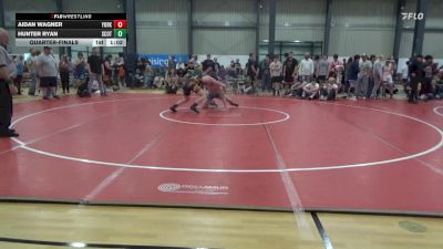 160 lbs Quarterfinal - Aidan Wagner, York vs Hunter Ryan, Scottdale