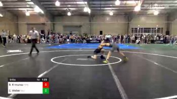 84 lbs Prelims - Brodye Kocher-munoz, Topeka Blue Thunder vs Coehn Weber, Bolingbrook Jr Raiders