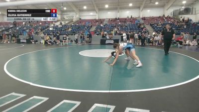 125 lbs Cons. Rd Of 16 - Kiera Deleon, Fighting Squirrels Wrestling Club vs Olivia Gutierrez