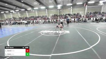 58 lbs Consolation - Lucas Dame, Stout Wr Acd vs Leo Clark, Stout Wr Acd