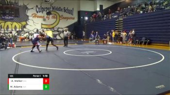 185 lbs Quarterfinal - Amanda Walker, Dinwiddie vs Mahalia Adams, Potomac Senior