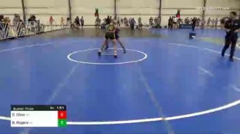 138 lbs Quarterfinal - Owen Cline, WA vs Benny Rogers, NY