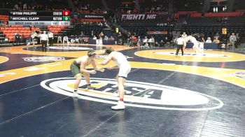 2A 285 lbs 5th Place Match - Mitchell Clapp, Mattoon vs Wynn Philippi, Arlington Heights (St. Viator)