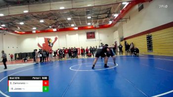 274-296 lbs Round 2 - Robbie Jones, Perry Meridian vs Ephraim Zamorano, New Albany